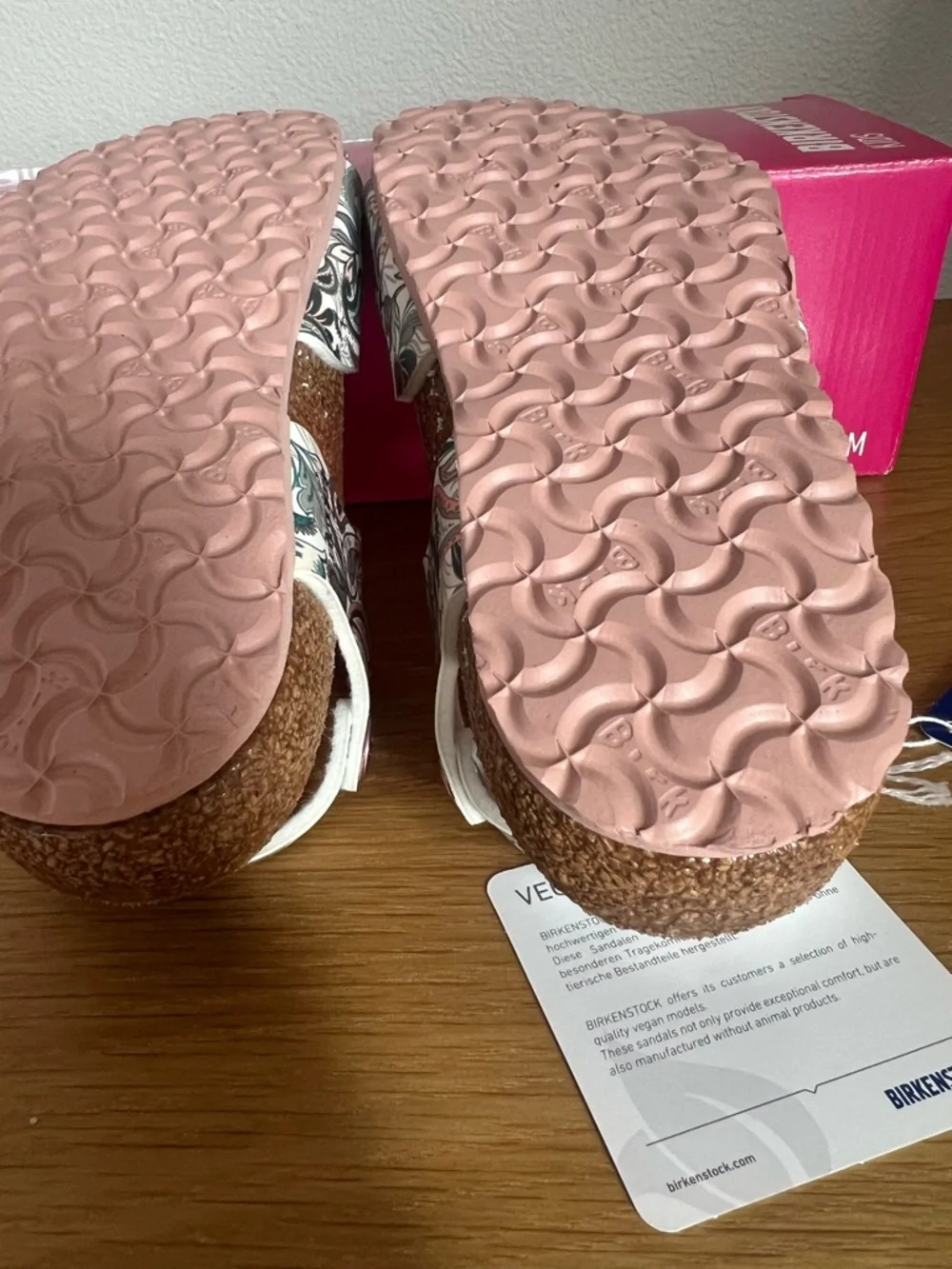 Birkenstock Rio Kids Paisley Light Rose Sandals Size 30 US K 12